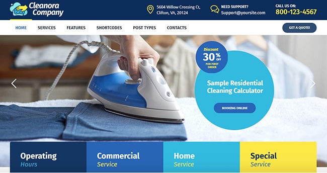 Mẫu template giới thiệu công ty cung cấp thiết bị vệ sinh